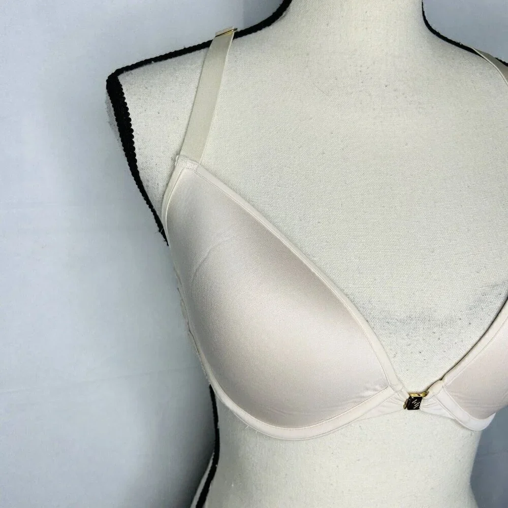 Third Love 32E / 34D Beige Lace Racerback Women's Underwire Lined Bra